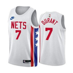 Camiseta Hombre NBA Brooklyn Nets Kevin Durant 7 2022-23 Classic Edition Blanco Swingman